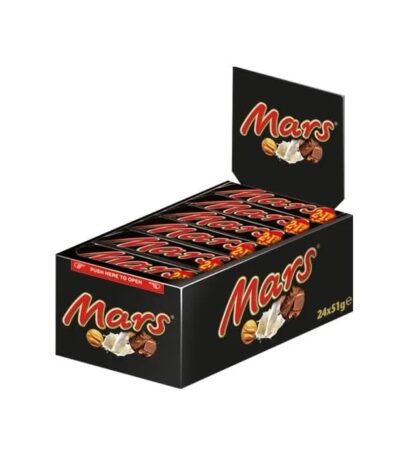 Mars Chocolate Bar - 24 X 51g