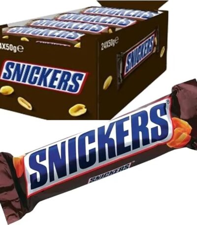 Snickers Chocolate Bar Box 24x50g