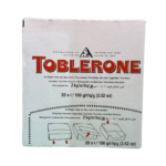 Toblerone Chocolate Bar White 20X100g