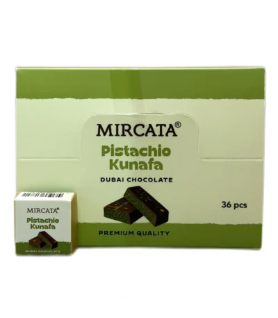 Mircata Dubai Chocolate Kunafa Pistachio 20g X 36pcs