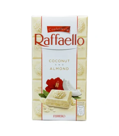 Raffaello Chocolate Bar Coconut Almond 90g