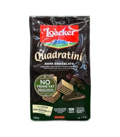 Loacker Quadratini Dark Chocolate 125g