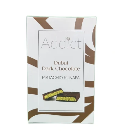 Addict Pistachio Kunafa Chocolate Dark 100g