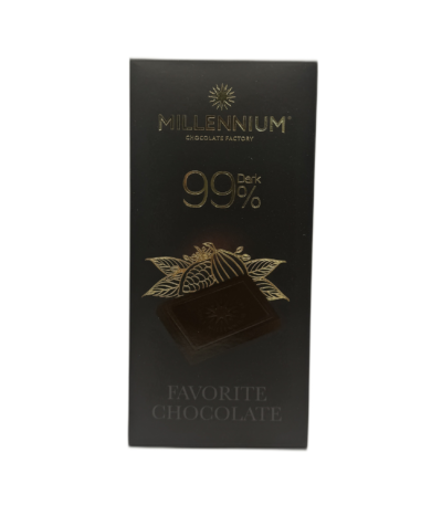 Millennium Dark Chocolate 99% 100g