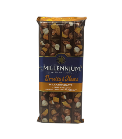 Millennium Milk Chocolate Fruits&Nuts 90g