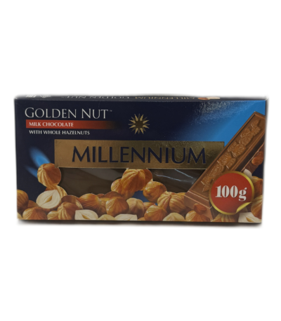Millennium Milk Chocolate Hazelnut 100g